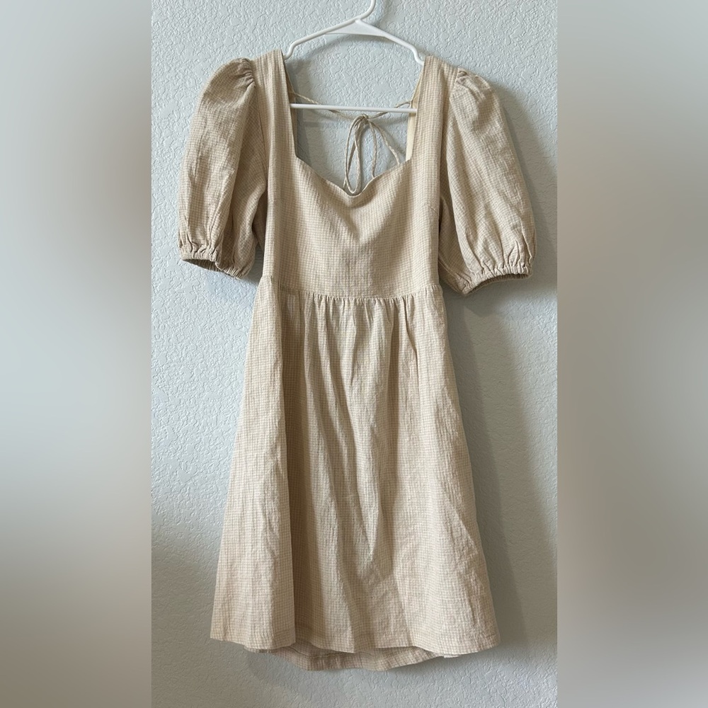 Altar'd State Cream Mini Dress size M